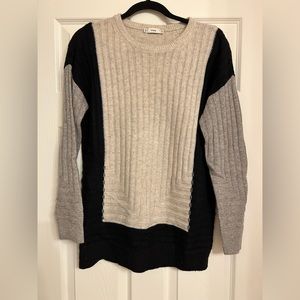 Vince Cashmere-Wool Colorblock Sweater
